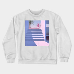 Vaporwave Aesthetics Summer Swimming Pool T-Shirt Crewneck Sweatshirt